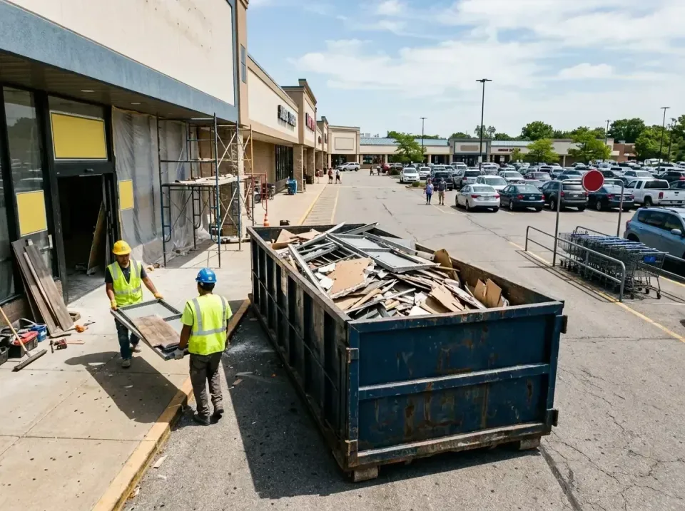 retail-store-renovation-debris-003 — frequently asked questions, Roll-off Dumpster Rentals in Whitefish Bay, WI